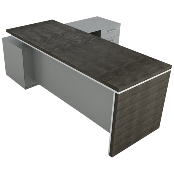 Non Ergonomic Executive Desk - Image 5