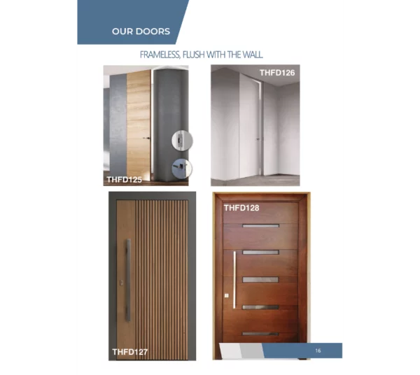 Frameless Flush Doors