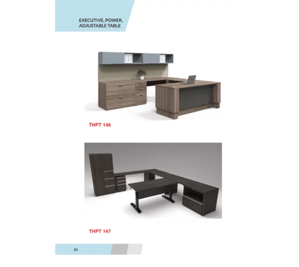 Executive,  Power, Adjustable  Table