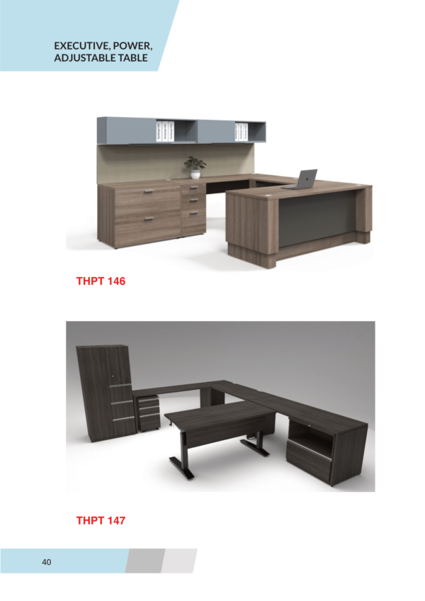 Executive,  Power, Adjustable  Table - Image 2